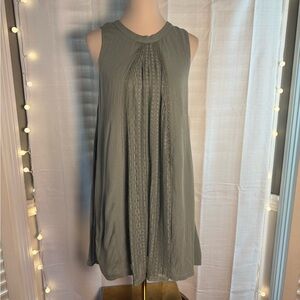 Skylar & Jade Boho Green Relaxed Tunic Dress